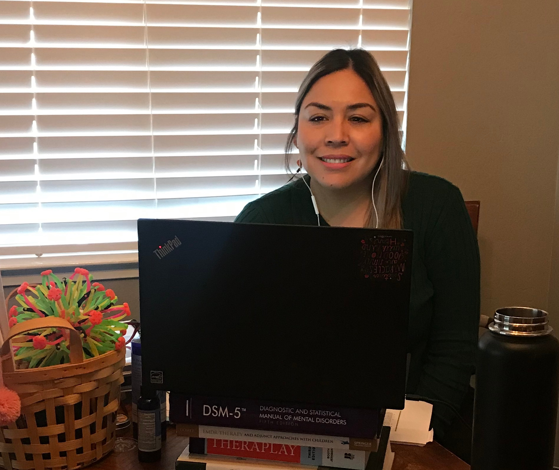 Maria Sancez LCSW Working from home 2