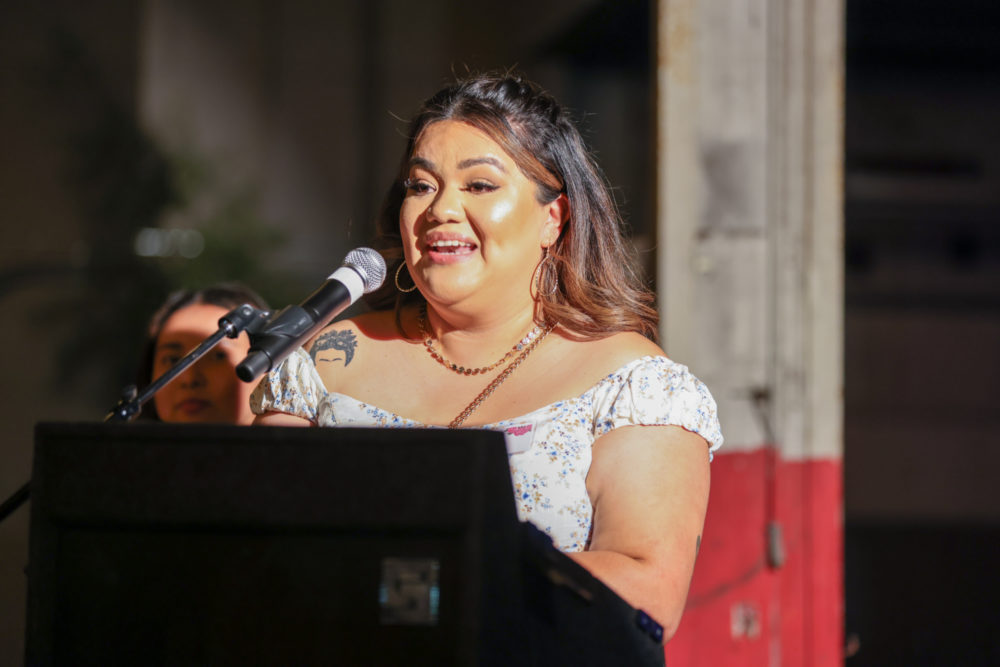 MHTP Recipient Daisy Cardenas delivers a powerful speech 3