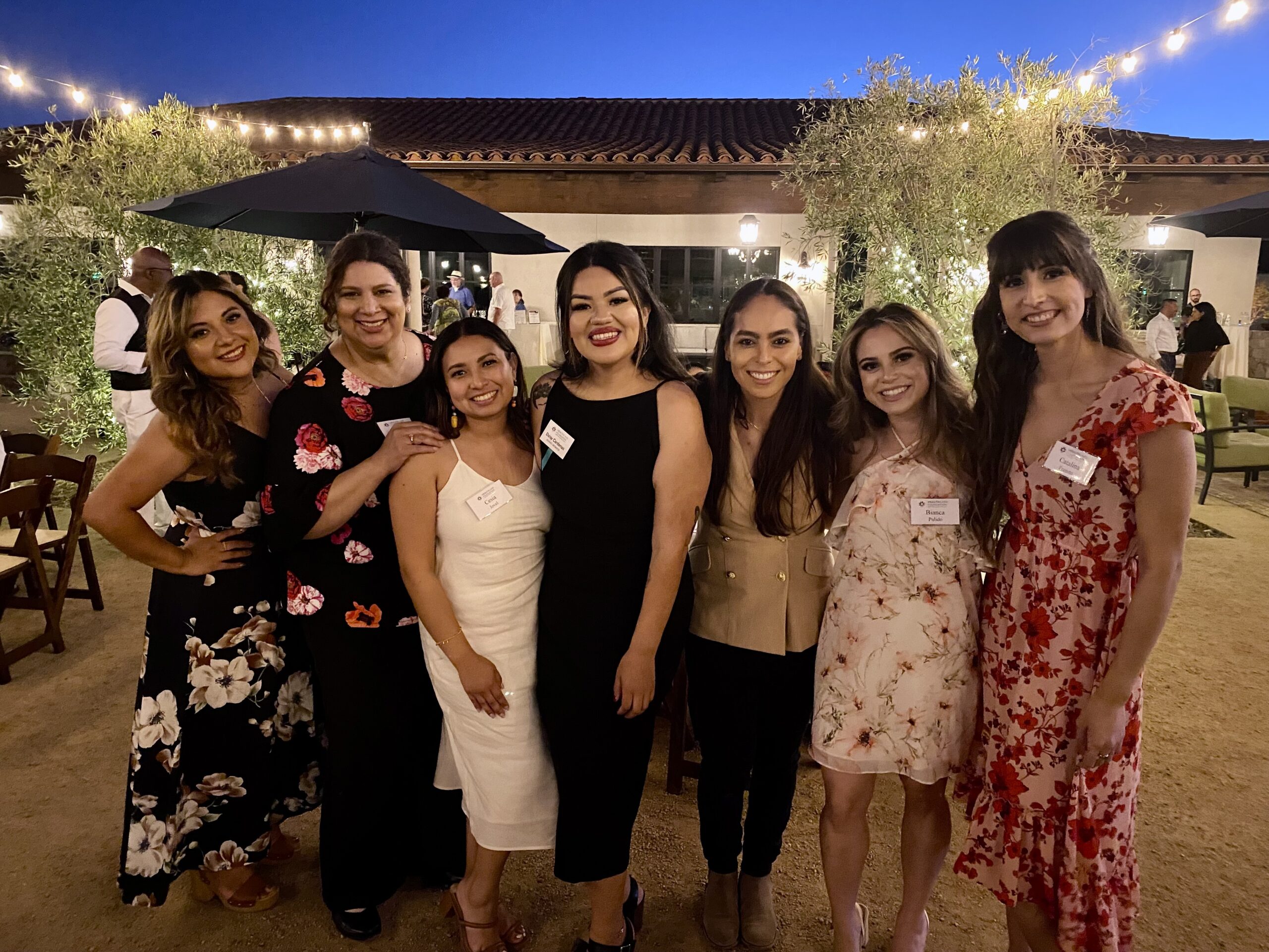 Our Mental Health Talent Pipeline recipients enjoying Noche de Amor 2022